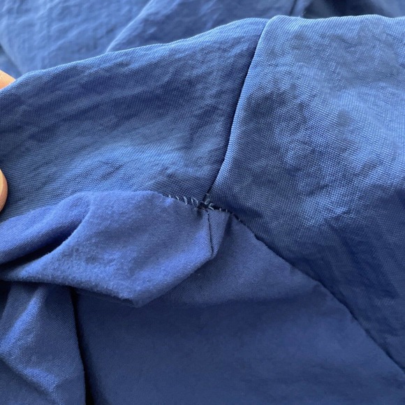 Vintage Adidas Swim Trunks Y2K Trefoil Logo Lined Board Shorts Blue 3 Stripe 90s - Picture 10 of 11